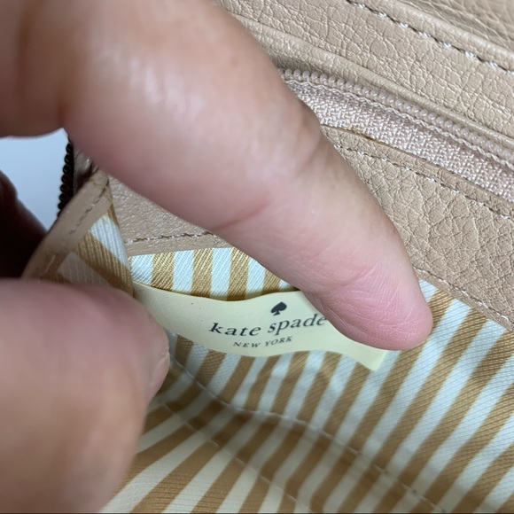 Kate Spade Cobble Hill Lacey Zip Wallet Affogato - Picture 8 of 14